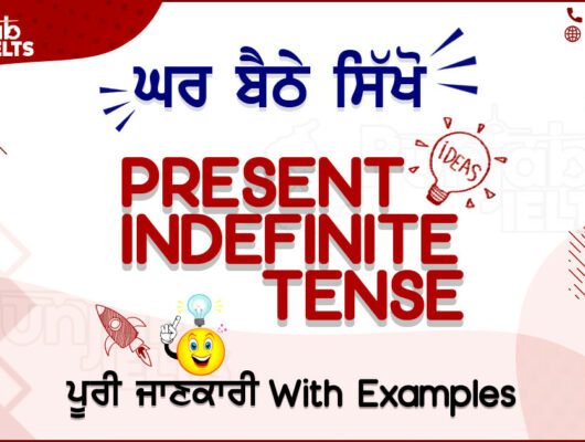 Learn Present Indefinite Tense in Punjabi | Learn English Grammar